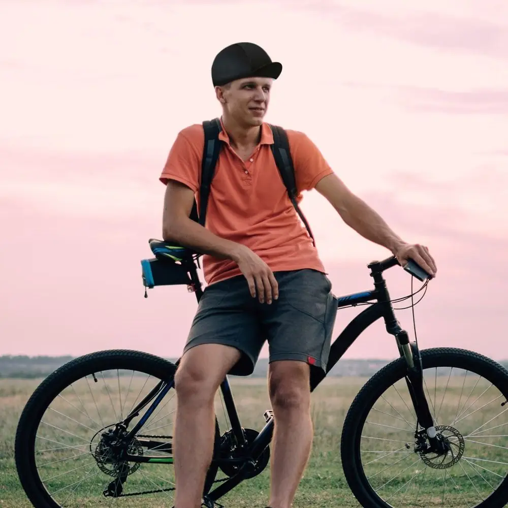 Gorra ciclismo transpirable secado rápido con malla antipolvo - imagen 2