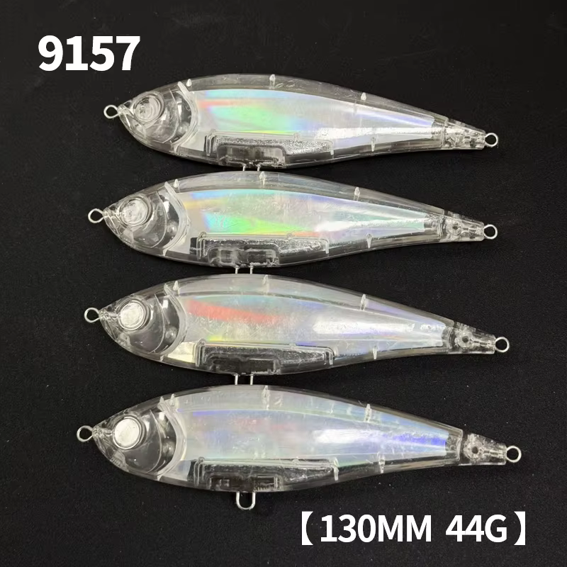 Señuelos lápiz Twitchbait sin pintar – Flotantes 3D para agua salada - imagen 3