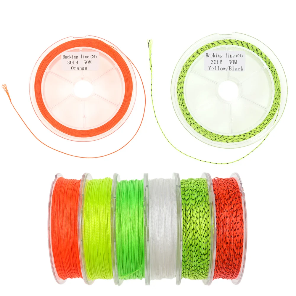 ICERIO Sedal de pesca con mosca trenzado poliéster multicolor respaldo - imagen 2