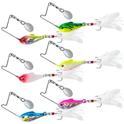 Spinnerbait Metal 8g 11g 16g para lubina y salmón