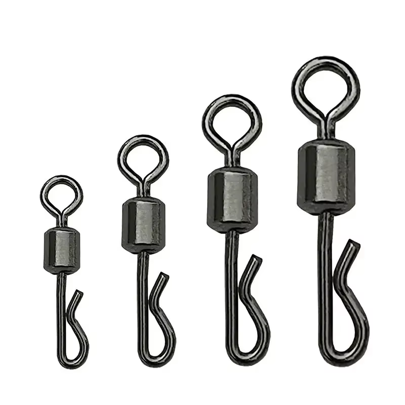 Conector giratorio Quick Link para pesca de carpa con boilies