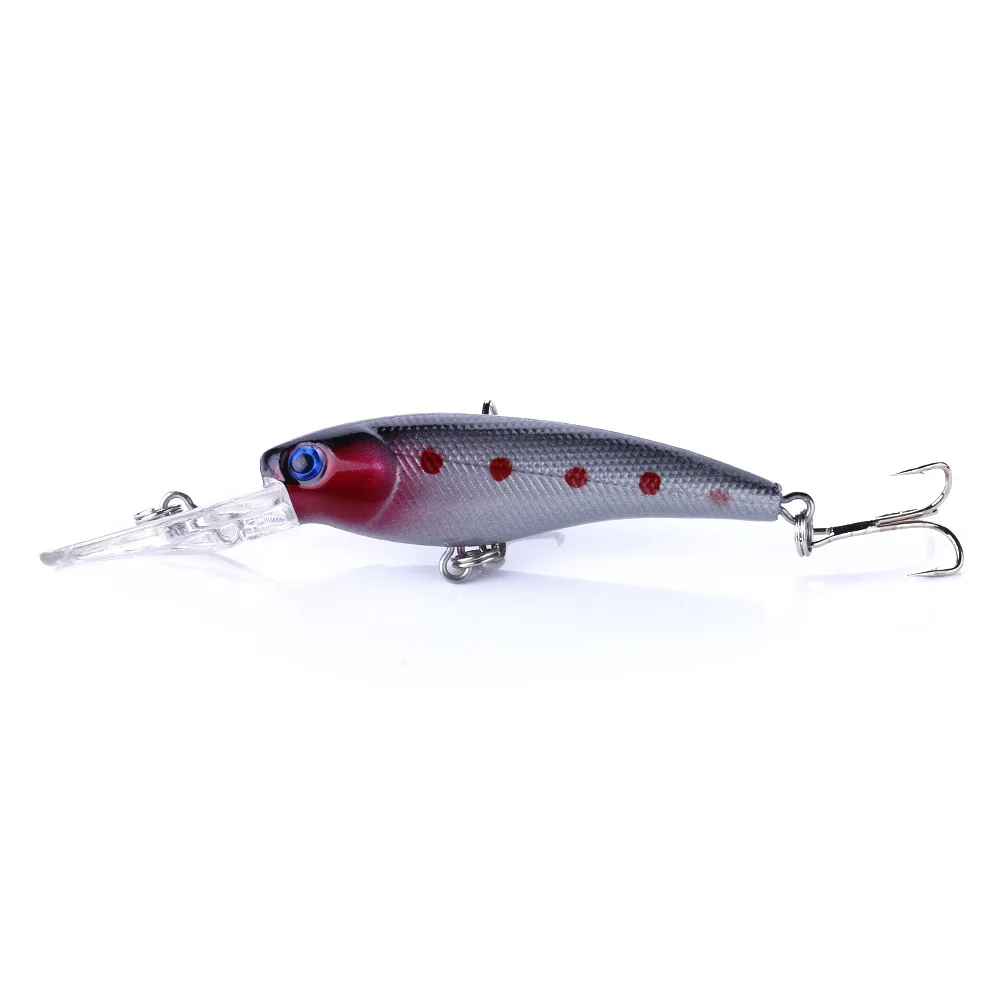 Señuelo minnow con acabado realista