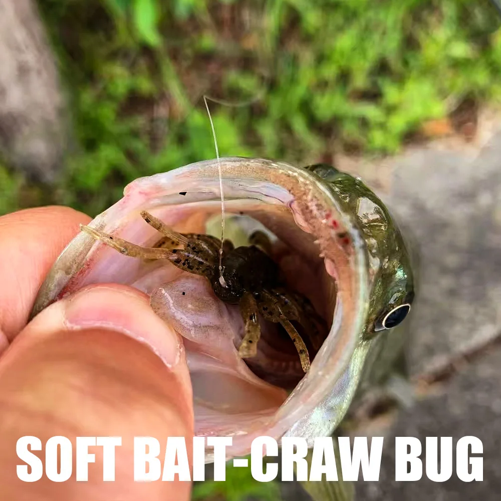 PEAK Craws – Señuelos blandos tipo larva de camarón - imagen 3
