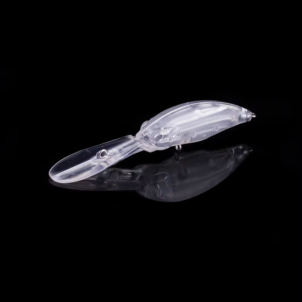 Hanlin Wobbler duro para musky - 10-20 piezas, 10 cm, 6 g, blanco