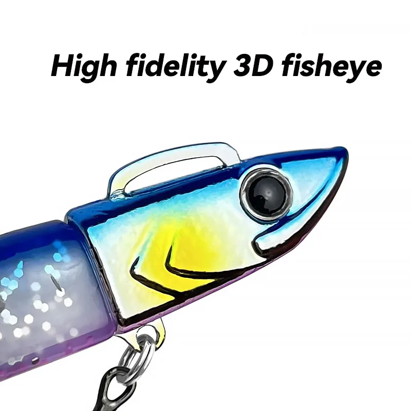 Bazooka Swimbait Silicona para Lucio - Cabeza de Plomo y Cola Blanda - imagen 4