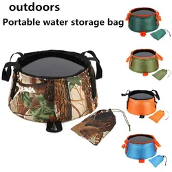 Cubo plegable impermeable para pesca resistente – Portátil y multiusos