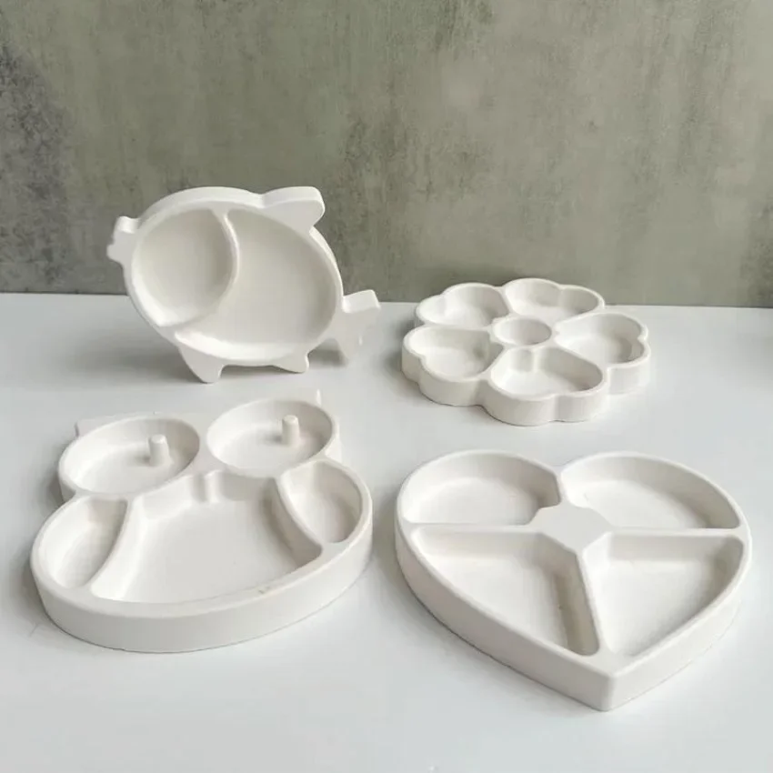Molde de silicona corazón y trébol