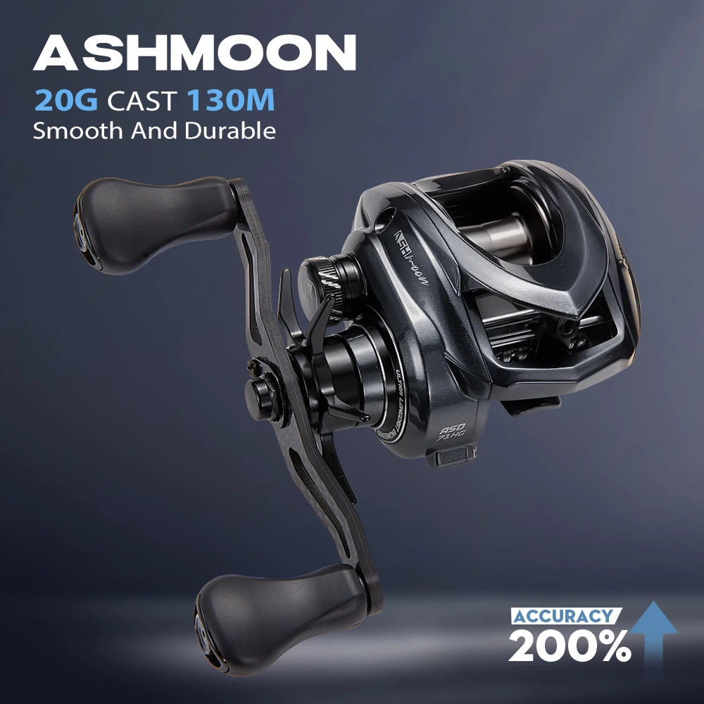 SOLOKING ASHMOON Carrete de pesca ultraligero BFS 6.3/7.1/8.1 - 6 kg