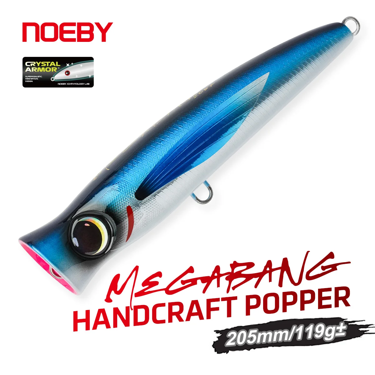 Señuelo popper NOEBY Megabang para grandes peces marinos - imagen 4
