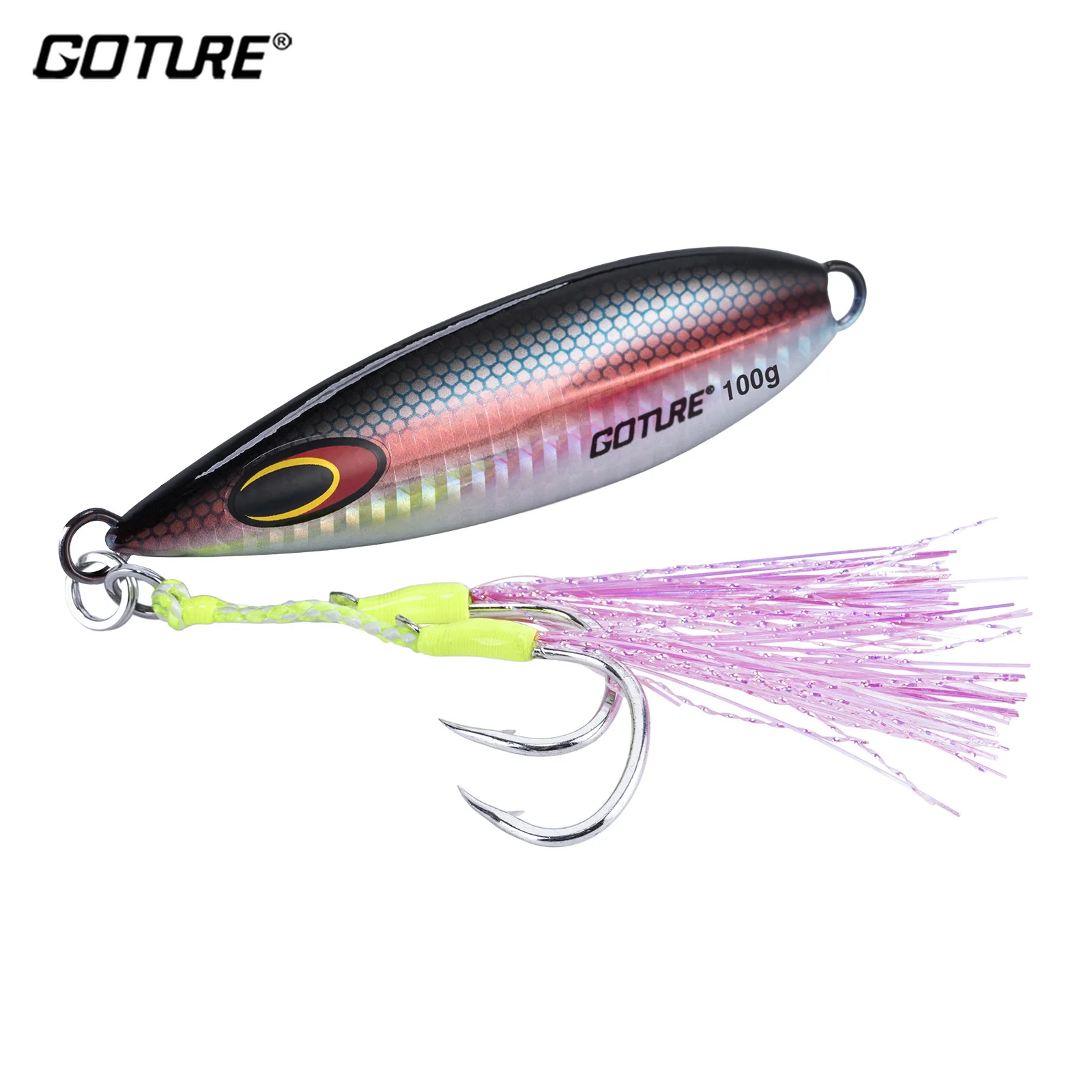Goture Jigs de caída lenta – Cuchara metálica plana para agua salada