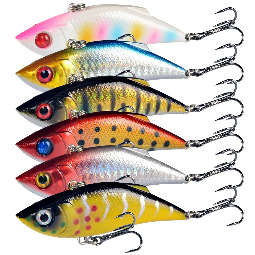 Señuelo VIB sonoro de hundimiento lento para pesca en hielo - imagen 2