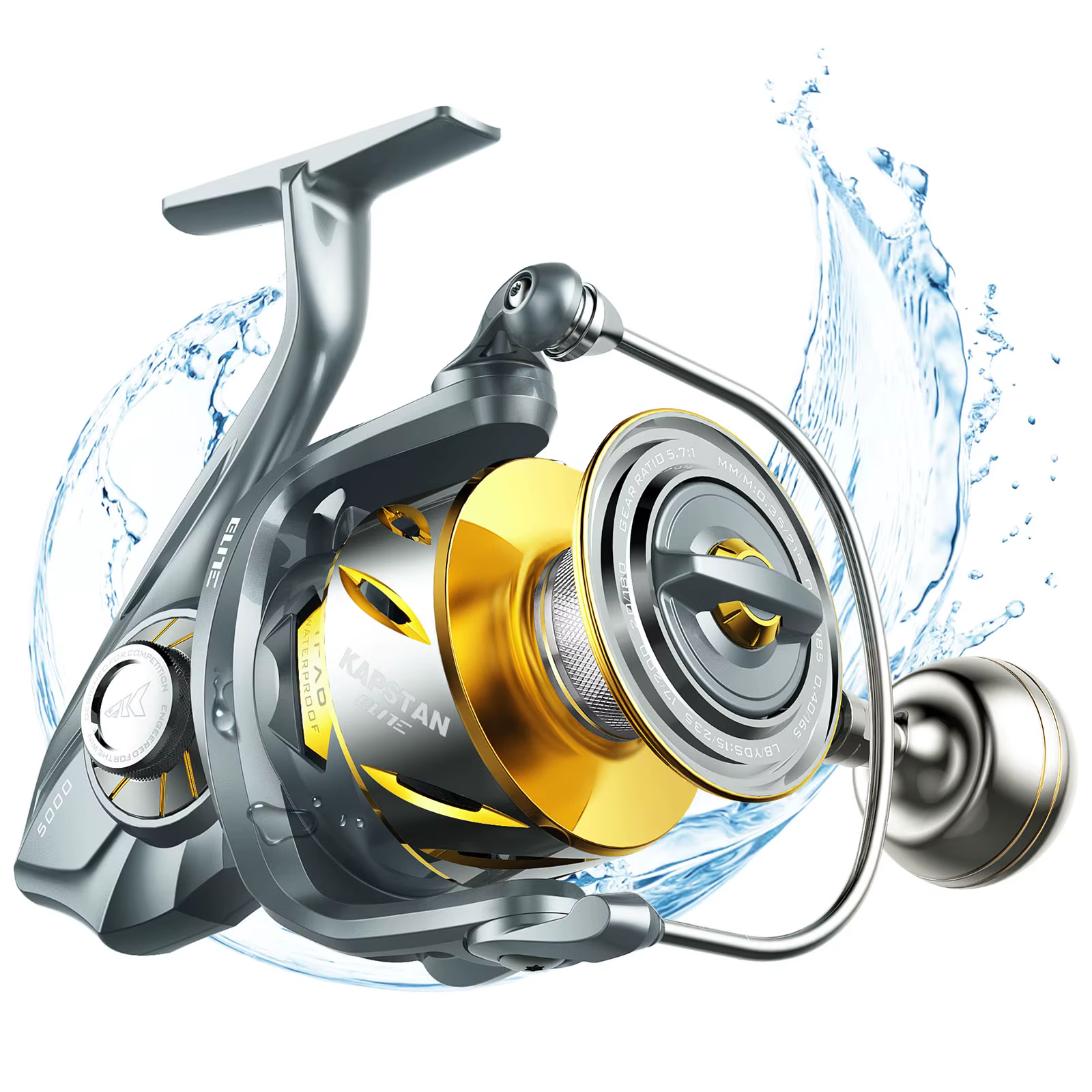 KastKing Kapstan Elite – Carrete spinning de agua salada