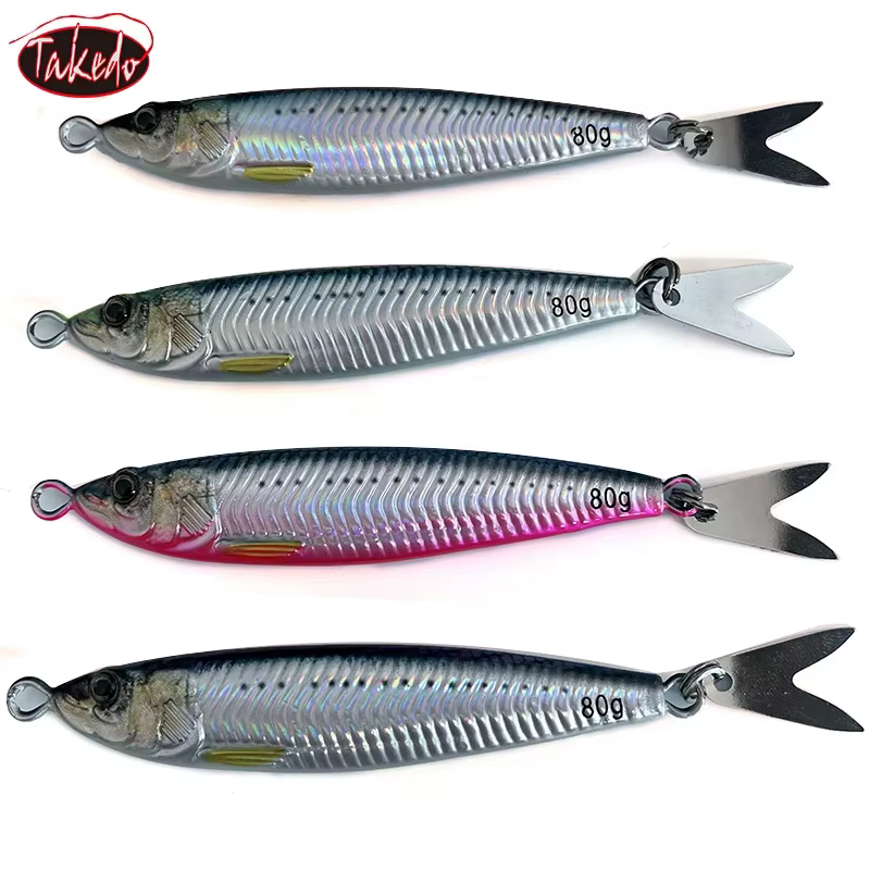 Metal Jig TAKEDO Vientre Luminoso – Señuelo Jigging Marino UV - imagen 5