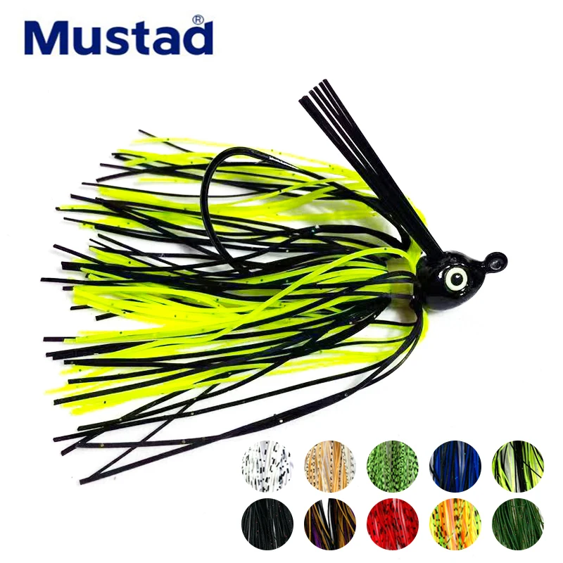 Mustad A007 Anzuelo spinner con skirt de silicona anti-snag - imagen 3
