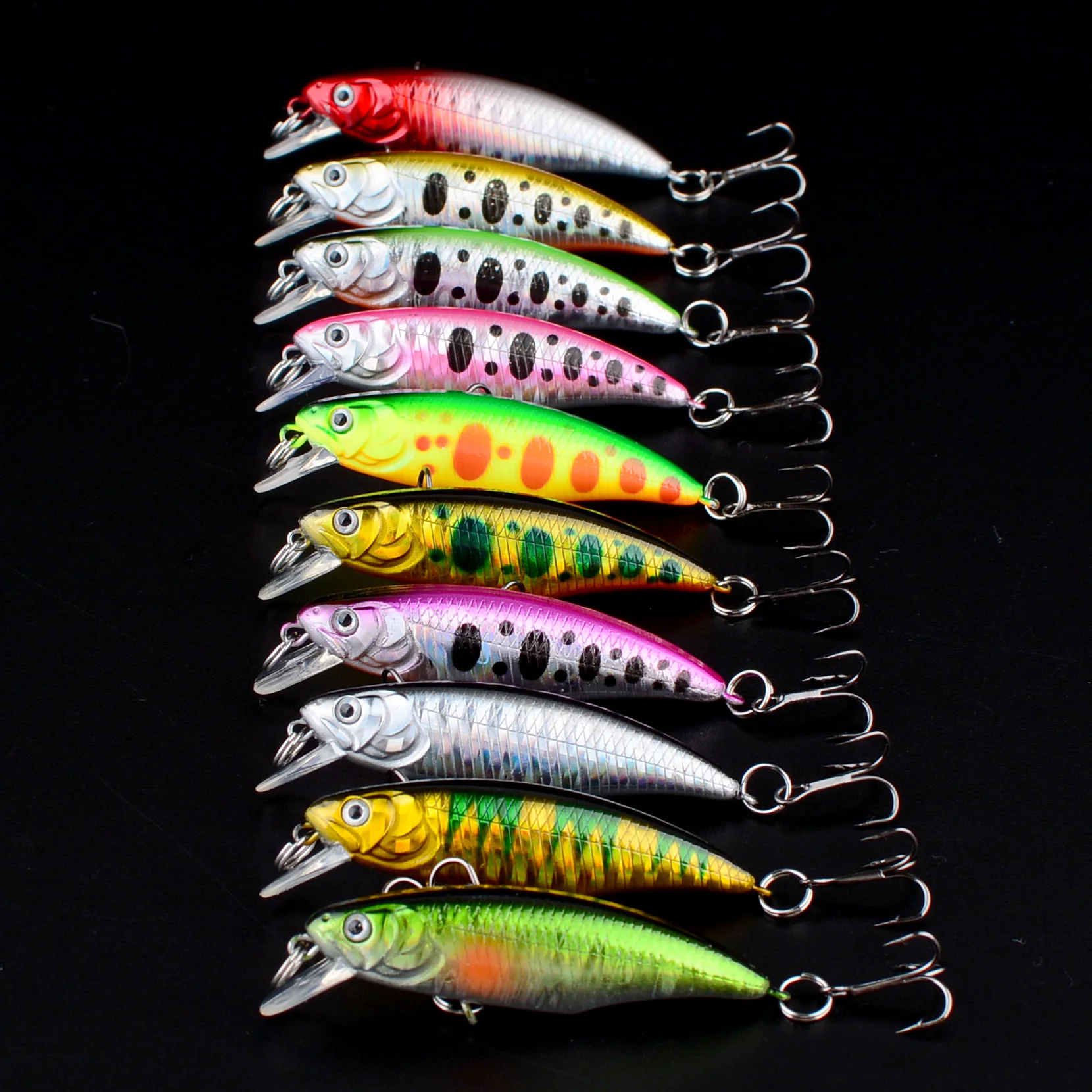 Señuelo Crankbait de pececillo realista – Cebo duro artificial - imagen 3