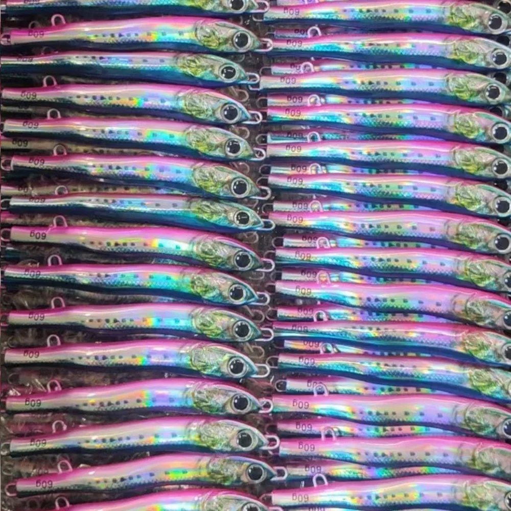 Snel Jig 3D impreso hundente de luz: anzuelo metal para pesca - imagen 5
