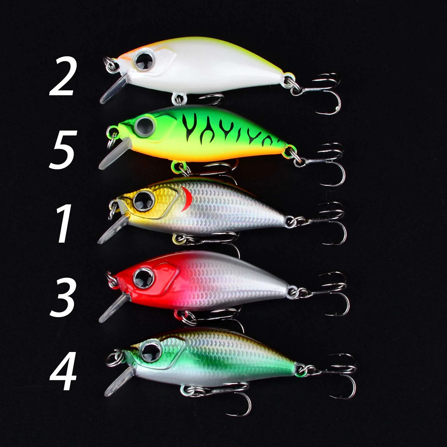 Detalle del cuerpo del crankbait minnow