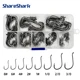 ShareShark Anzuelos pulpo de mar con boca doblada y púas acero - imagen 4