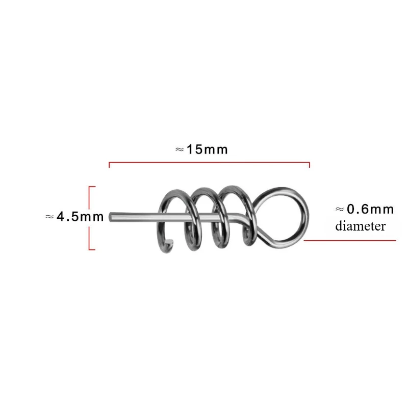 Diferentes tallas de anzuelos TENFENG