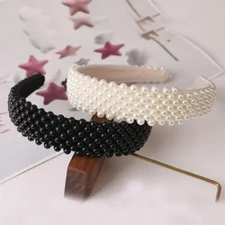 Diadema de Perlas Retro – Accesorio de Cabello para Mujer