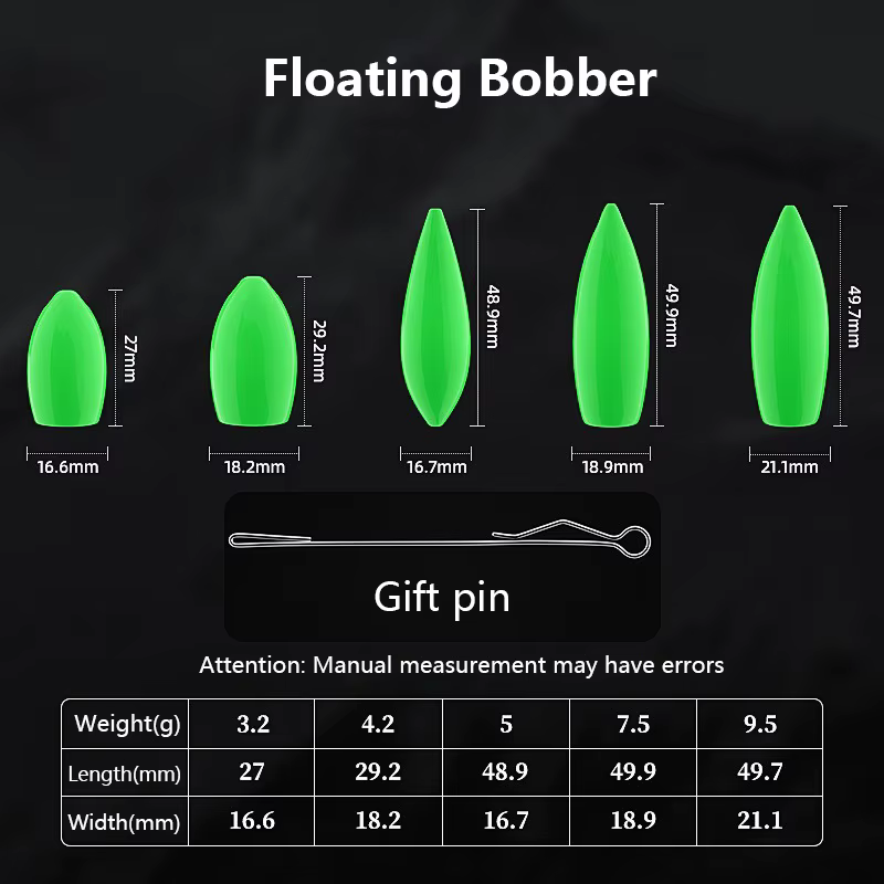 Boya de pesca flotante y hundimiento Octopus Hunter – vista frontal