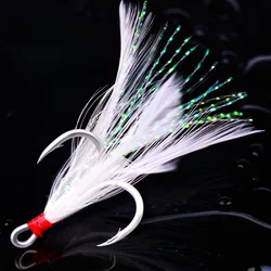 Anzuelos Triples Pro Beros – Alto Carbono con Plumas y Púas