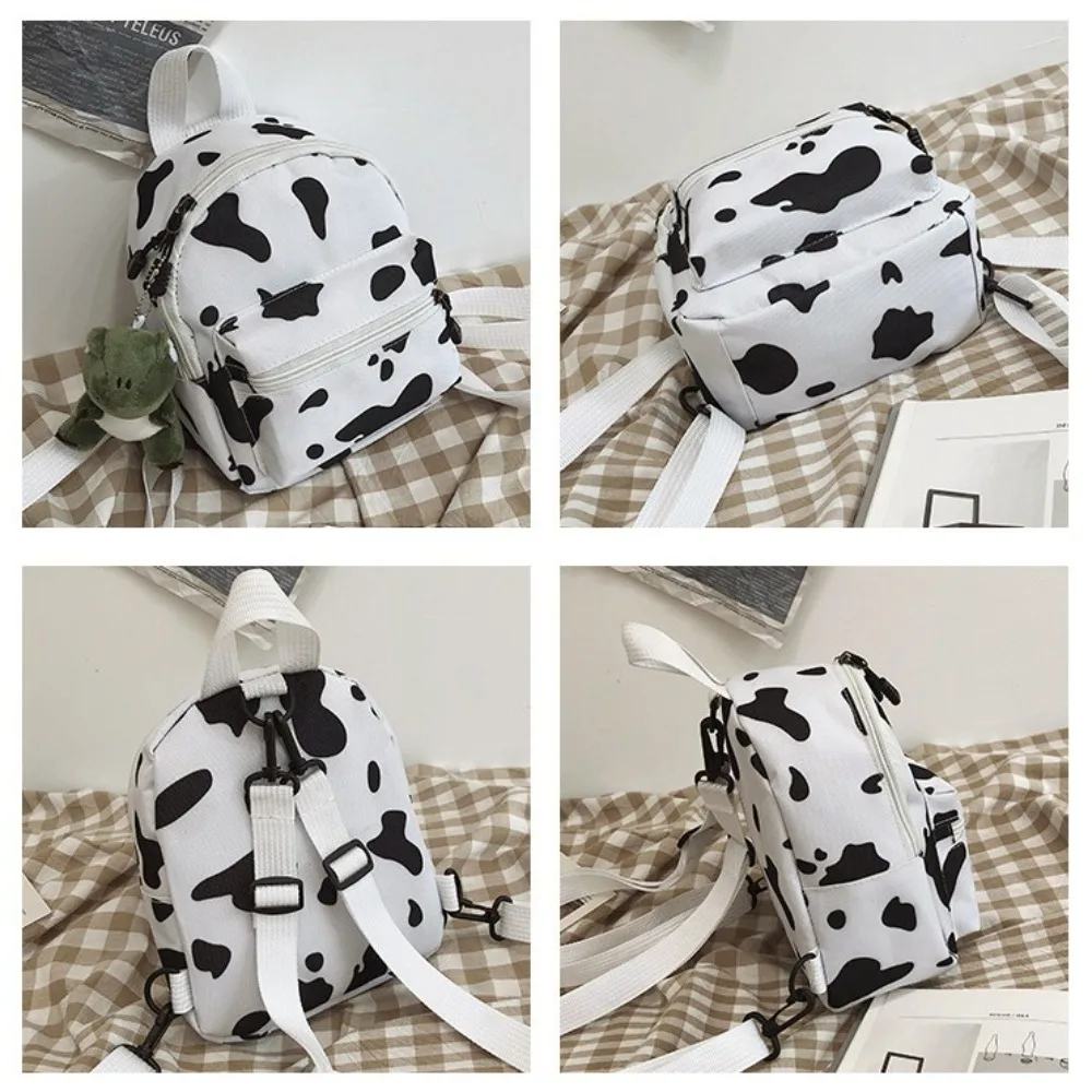 Mochila de mujer en blanco y negro