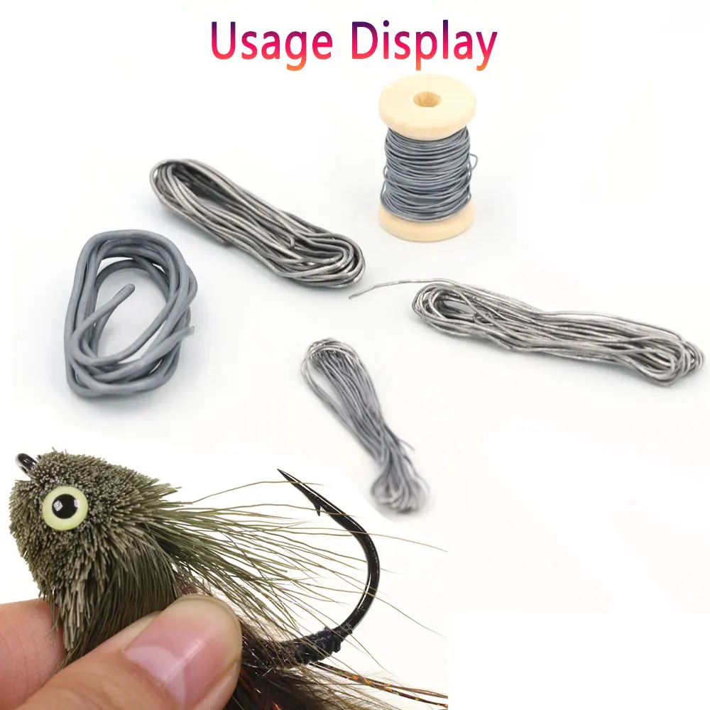 Alambre de plomo para atado de moscas – Suave redondo para ninfas y streamers - imagen 3