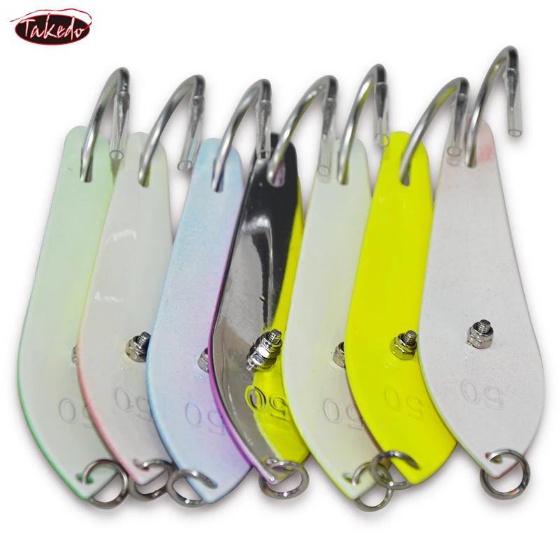 TAKEDO Señuelo Jigging JY56 Cuchara Metal – Pesca de Trucha y Lubina - imagen 2
