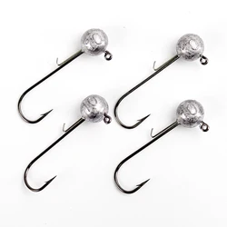 Gancho Triple Níquel con Cabeza de Anclaje para Mar y Carpa