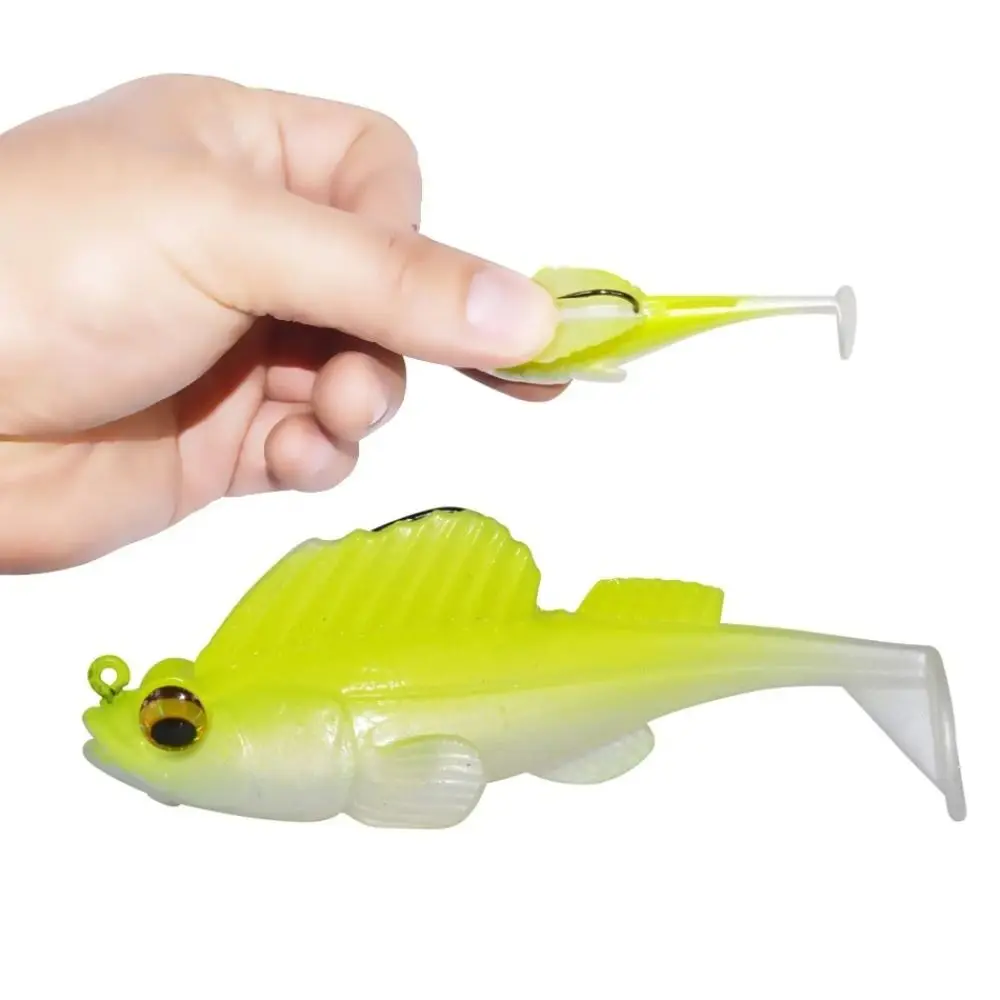 Sea Me Ga Bass señuelo cebo suave de silicona shad realista - imagen 2