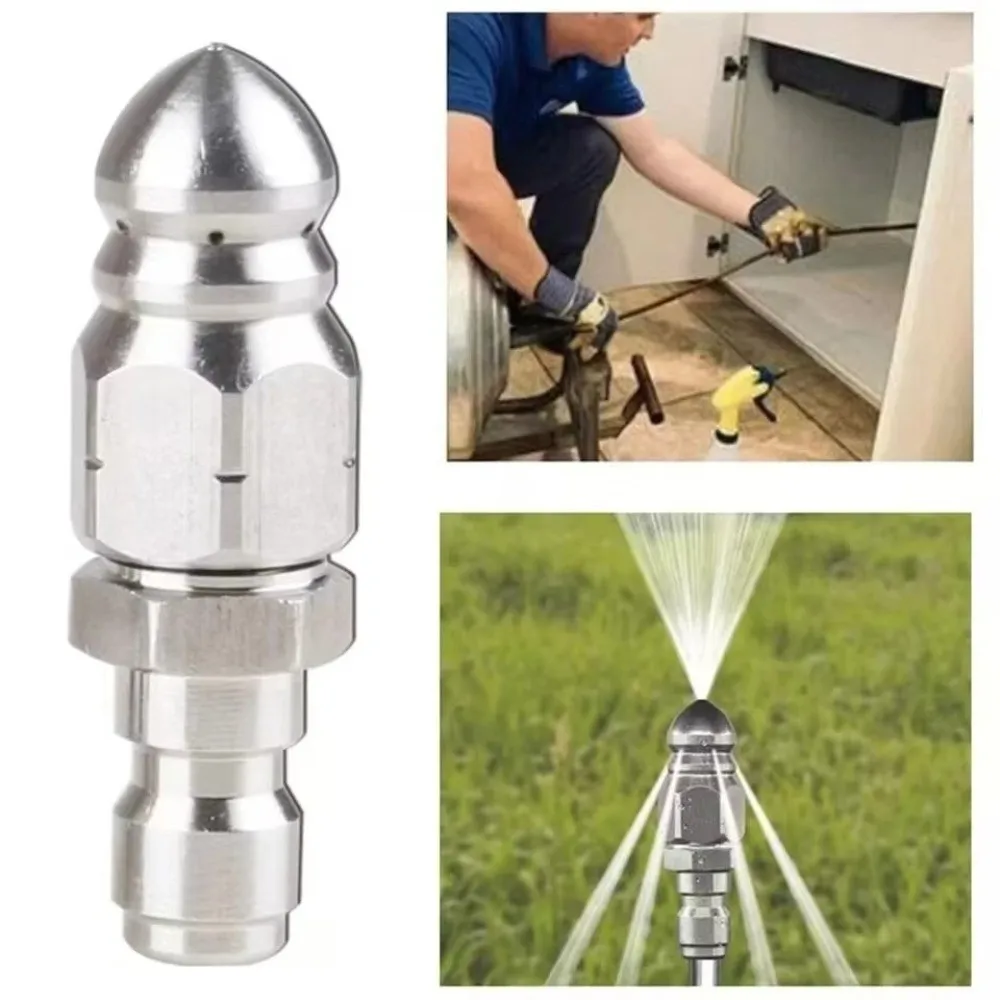 Boquilla jetter para limpieza de desagües en hidrolimpiadora - imagen 3