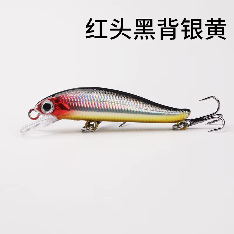Wobbler Mini Láser Duro Minnow – Jerkbait 5,5 cm para lubina - imagen 3