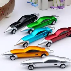 Bolígrafo con forma de coche de dibujos animados: portátil creativo