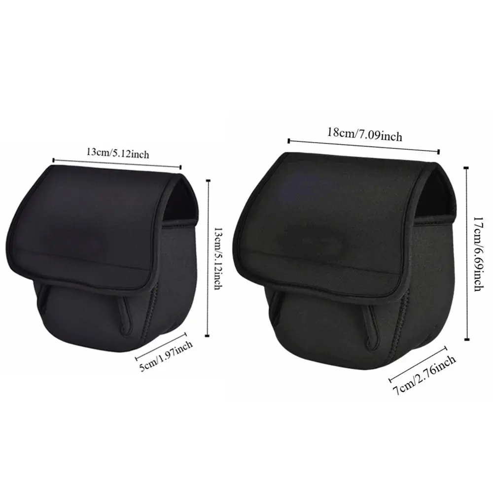 Funda protectora para carrete de pesca en color negro