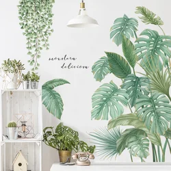 Pegatina pared pesca Monstera Tropical – Vinilo nórdico decoración