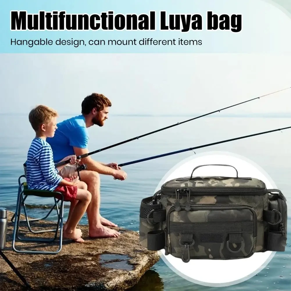 Canyonera porta-equipo pesca – Bolsa hombro almacenamiento aparejos - imagen 2