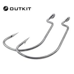 Anzuelos de manivela Outkit – Acero carbono para vinilo