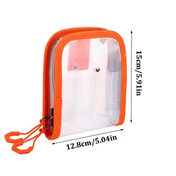 Estuche Visual Transparente para Señuelos con Cremalleras Bidireccionales