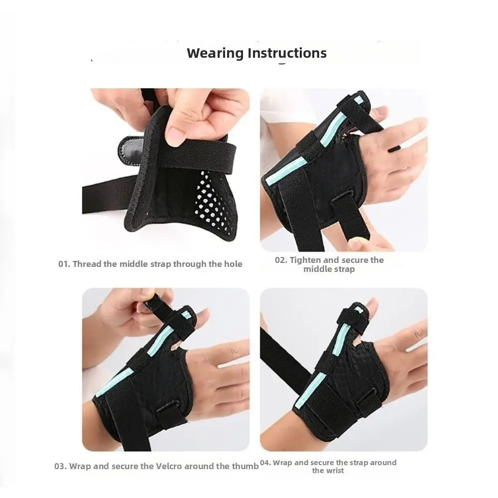 Soporte de pulgar con doble tira ajustable y férula espica - imagen 5
