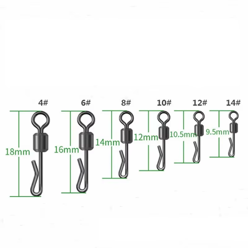 Conector giratorio Quick Link para pesca de carpa con boilies - imagen 5