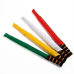 Bandera de Árbitro de Fútbol Roja, Blanca y Amarilla, Bandera de Juez de Línea Ligera de Alta Visibilidad, 5 Colores, Bandera de Señalización para Competición de Juego Justo