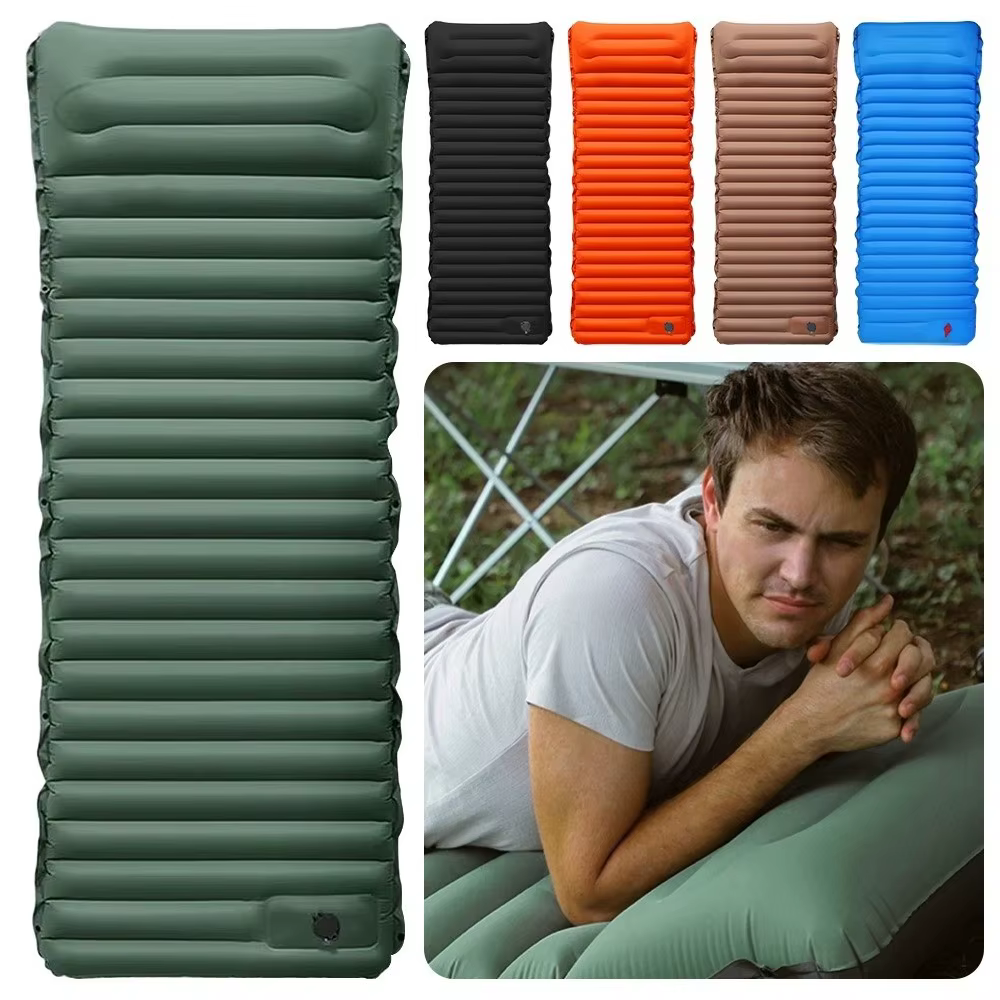 Colchón autoinflable camping 2cm con bomba integrada – ultraligero - imagen 3