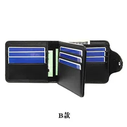 Cartera corta de piel sintética efecto cocodrilo con cremallera
