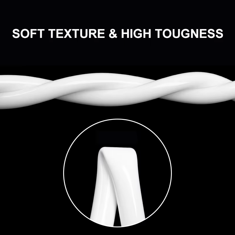 Tubo de silicona flexible alimentario blanco resistente al calor - imagen 4