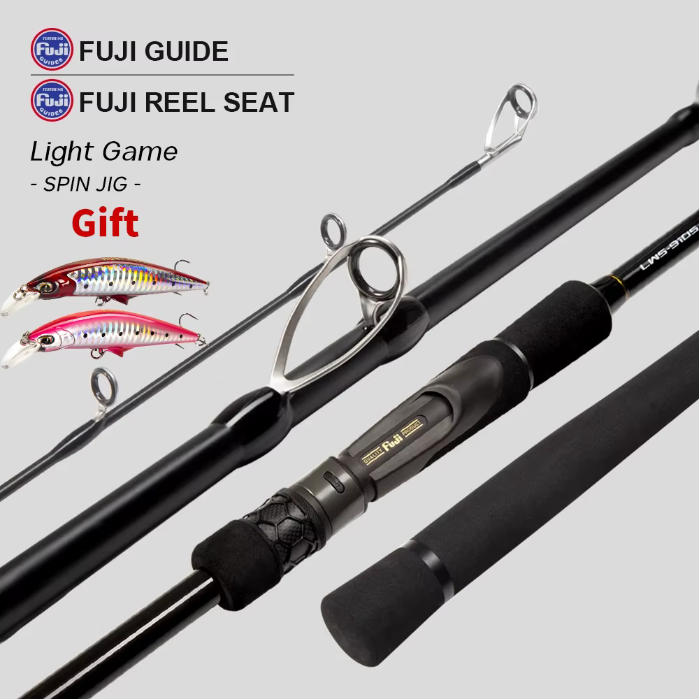 Hunthouse Almighty Fujl Caña de carbono spinning lubina