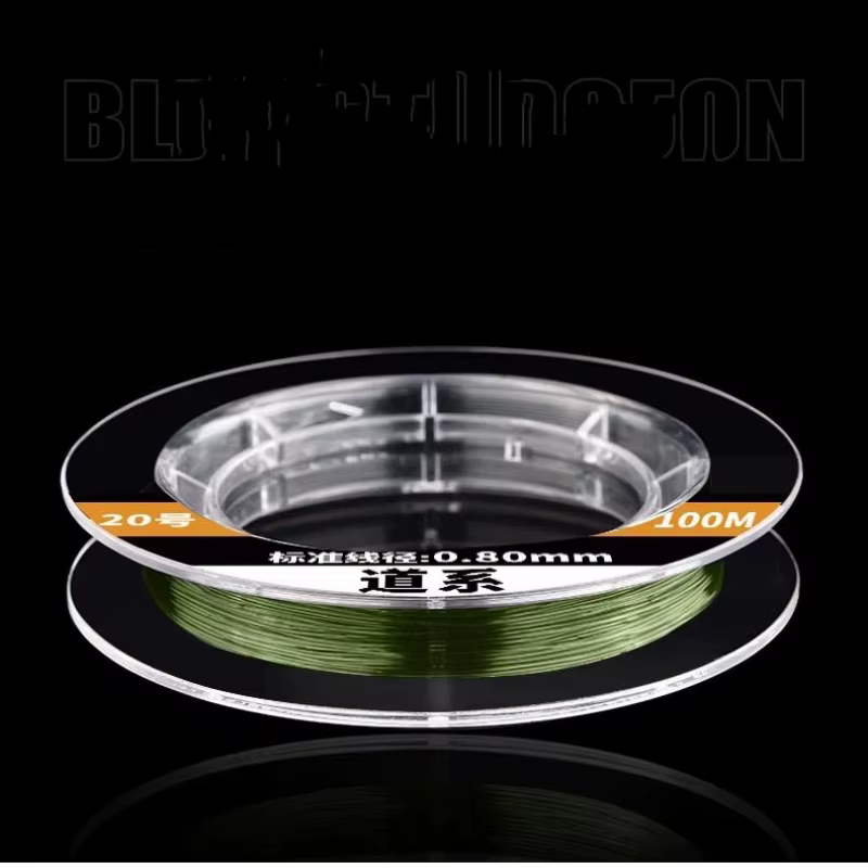 Línea de nailon para carpa negra 100 m - tippet ultrarresistente - imagen 2
