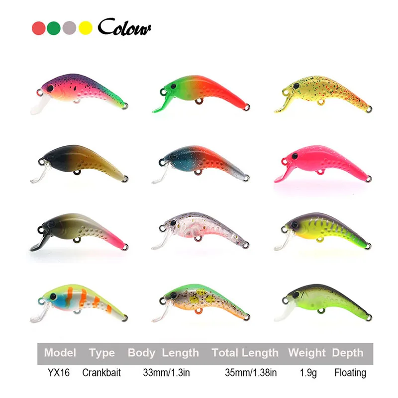 Señuelo Minnow flotante para trucha — Crankbait silencioso - imagen 3