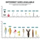 THKFISH Kit de señuelos para trucha y lucio con jigs y metálicos - imagen 5