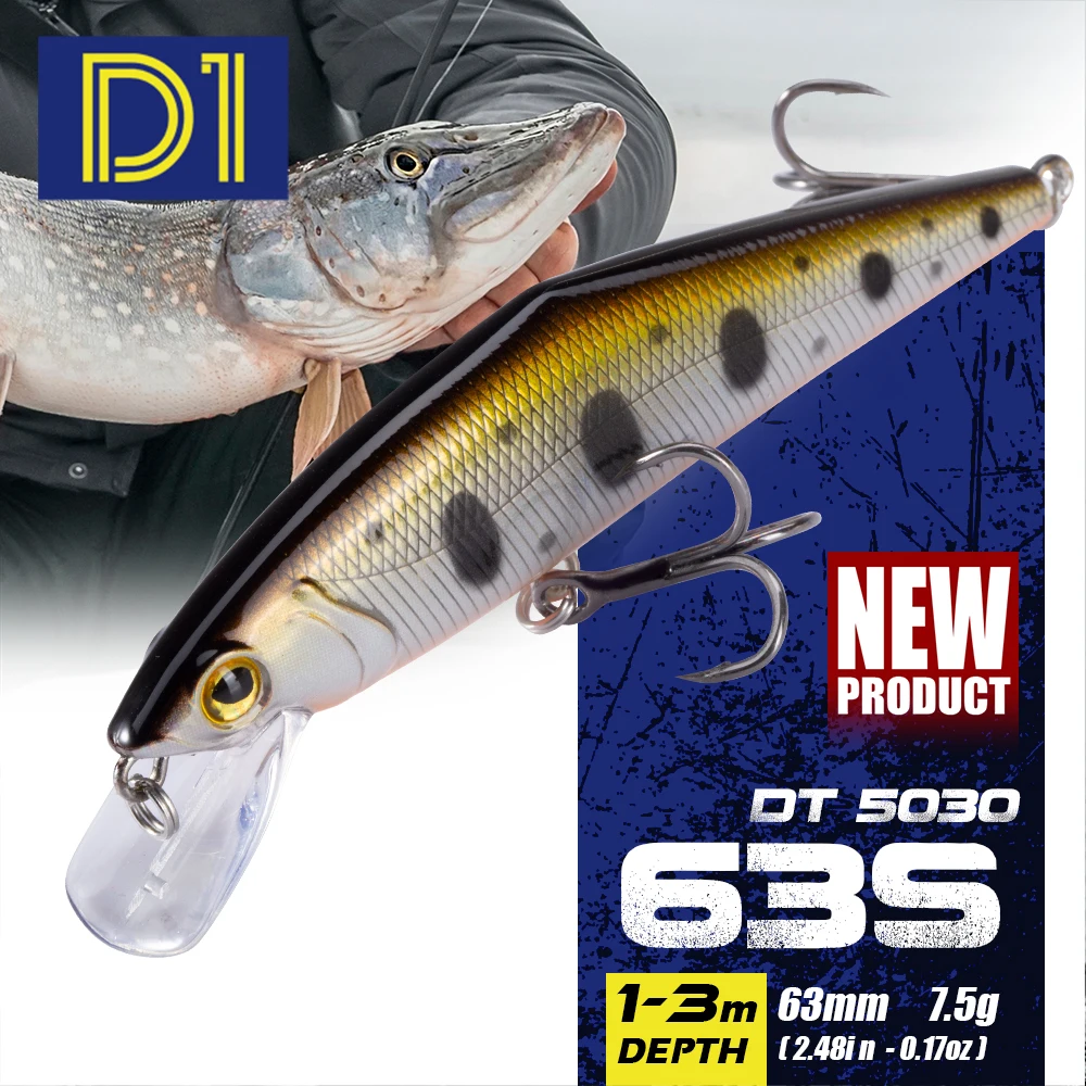 Minnow Biat Señuelo Hundidor para Trucha – Wobbler Duro Artificial - imagen 5